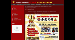 Desktop Screenshot of hapkidocanada.com