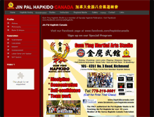 Tablet Screenshot of hapkidocanada.com
